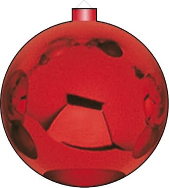Chromex - Déco Diu Boule Rouge Bril. Ø400MM