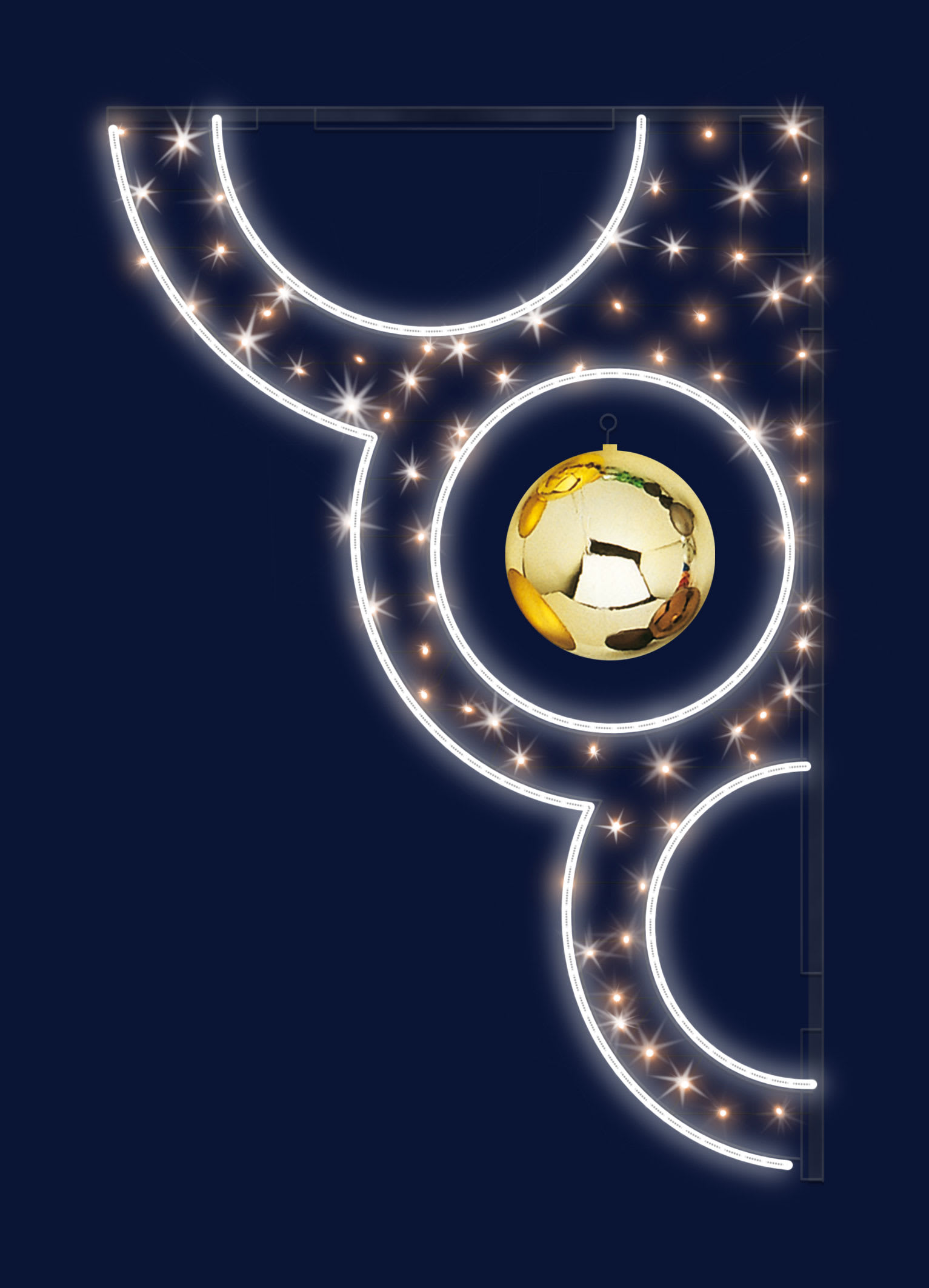 Chromex - Décor 2DTC Dentelle BC L:1 H:1,5 P:0,1m