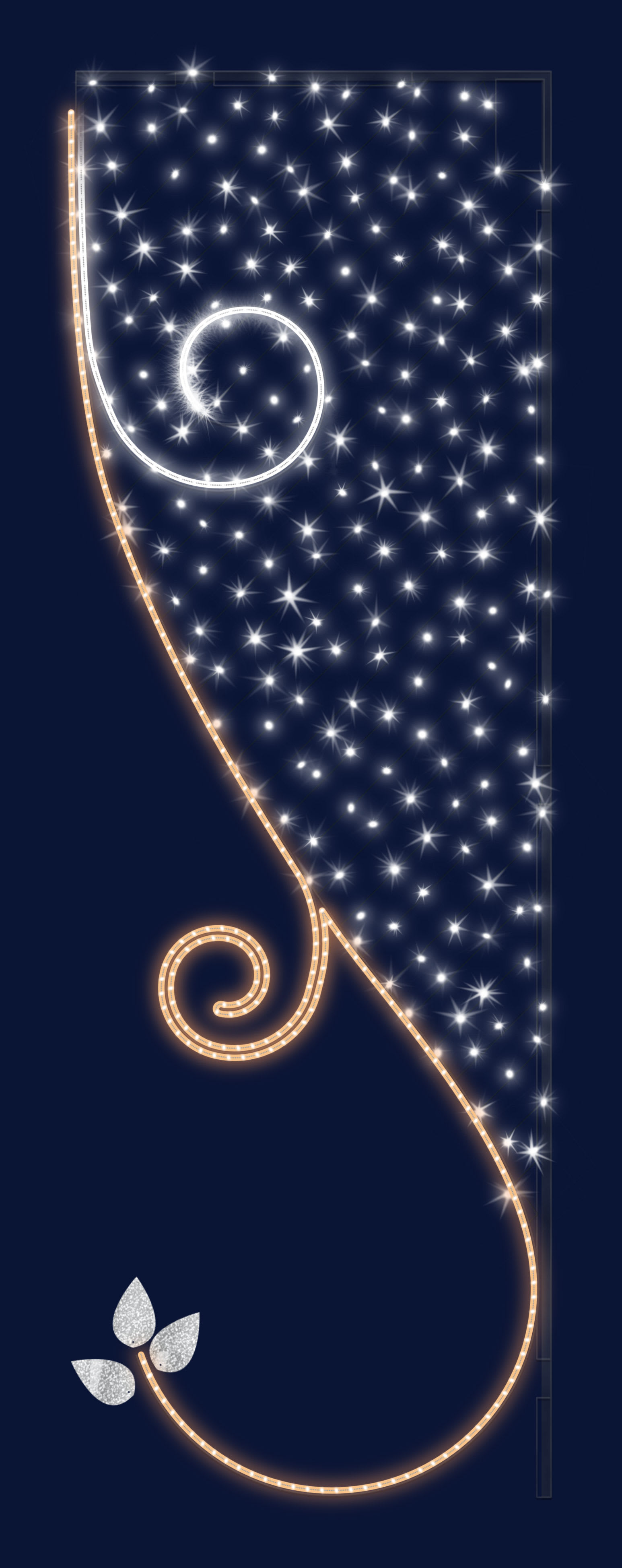 Chromex - Décor 2DTC Alizée BC L:1 H:3m