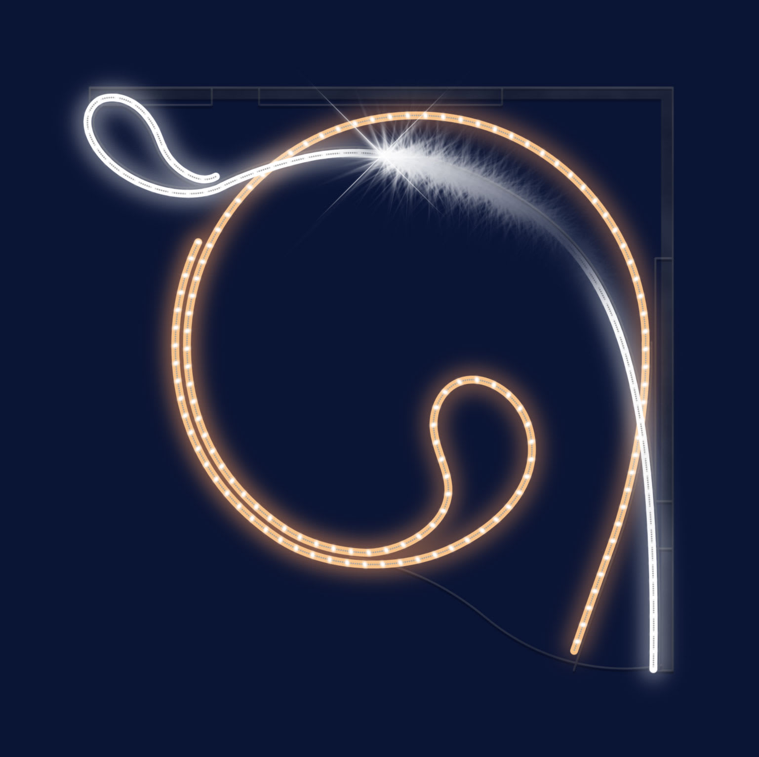 Chromex - Décor 2DTC Opale BC L:1 H:1 P:0,1m