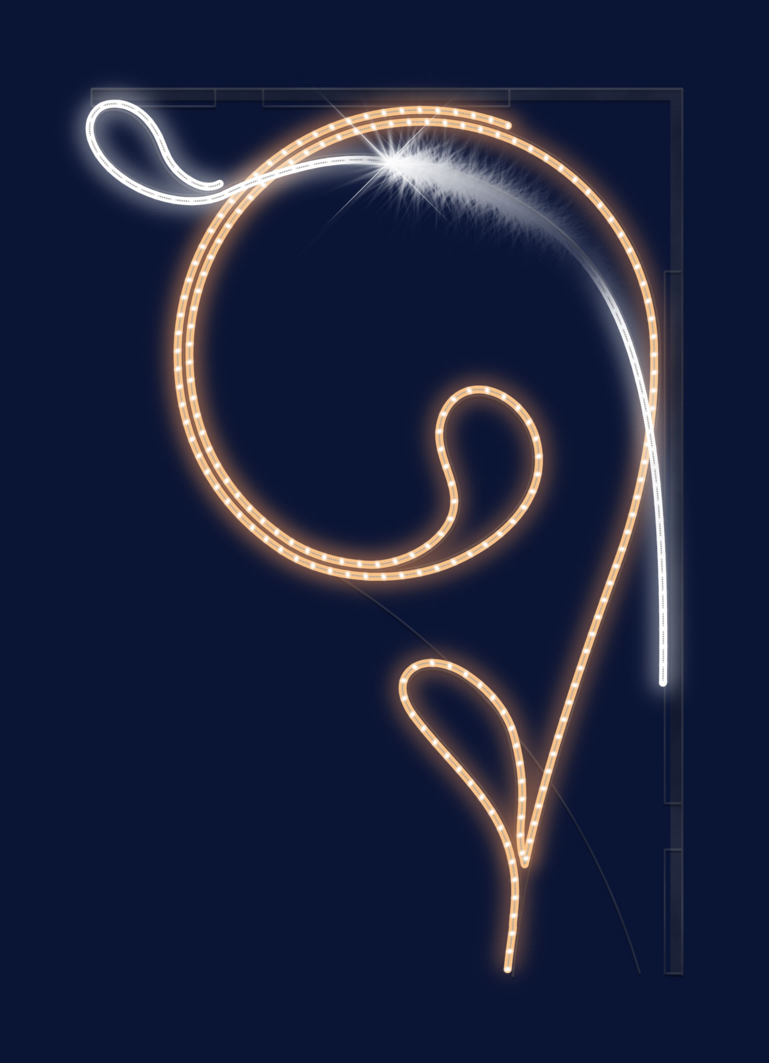 Chromex - Décor 2DTC Opale BC L:1 H:1,5m