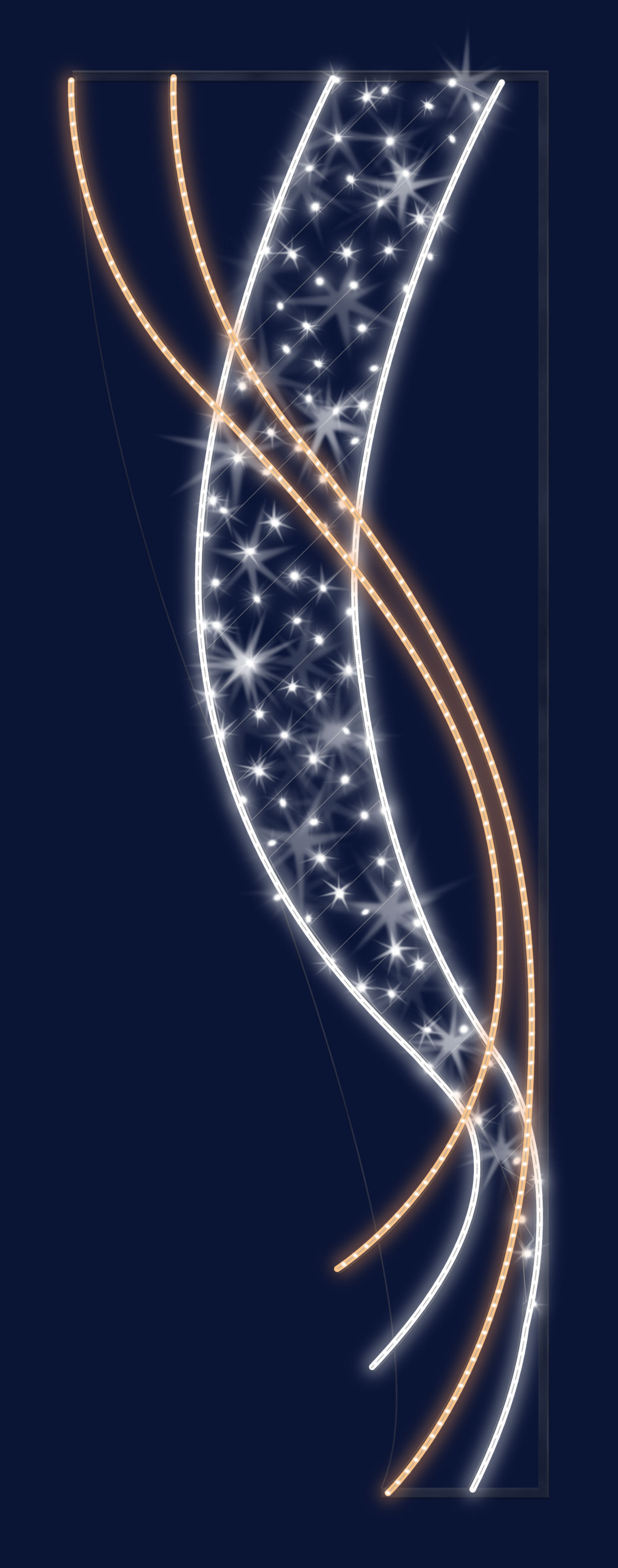 Chromex - Décor 2DTC Brin BC L:1 H:3m