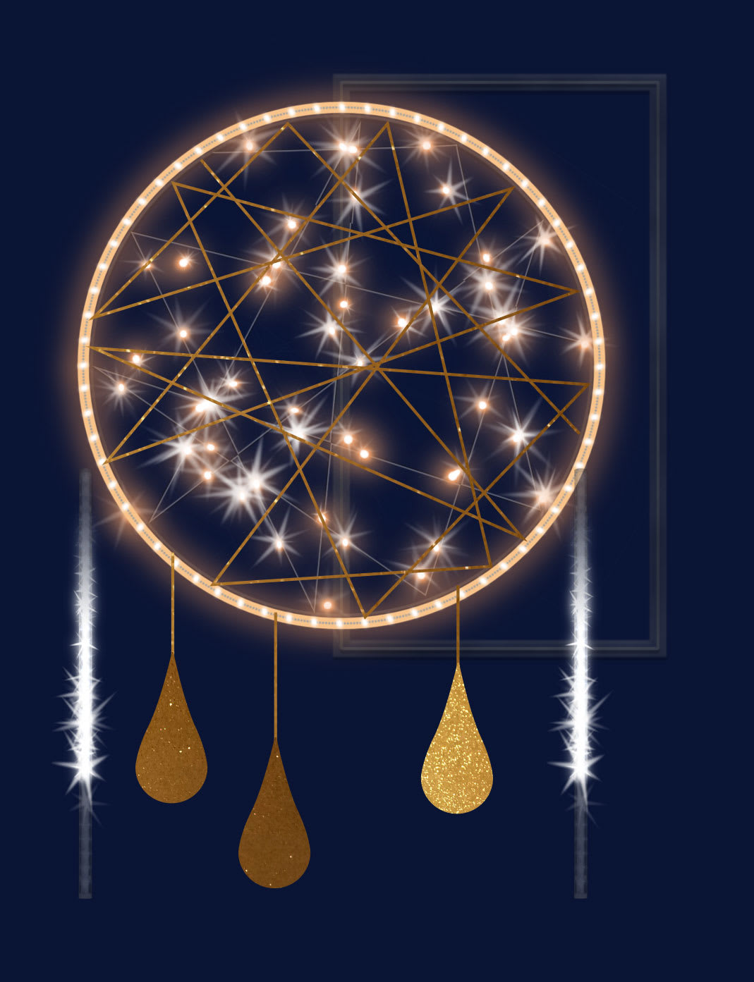 Chromex - Décor 2DC Rêve OR L:1m H:1m