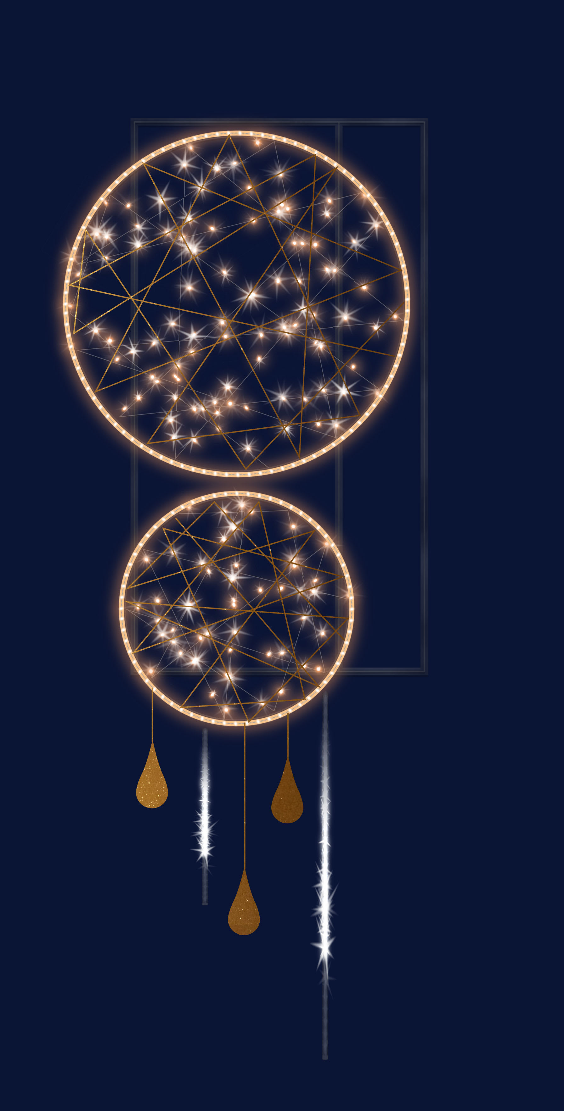 Chromex - Décor 2DC Rêve OR L:1m H:2,5m