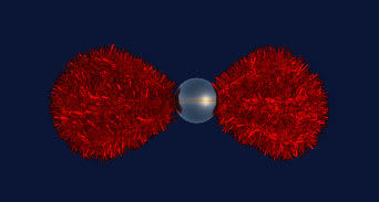 Chromex - Décor 3DAP Noeud Papillon Boul L:0,58m H:0,21m P:0,18m