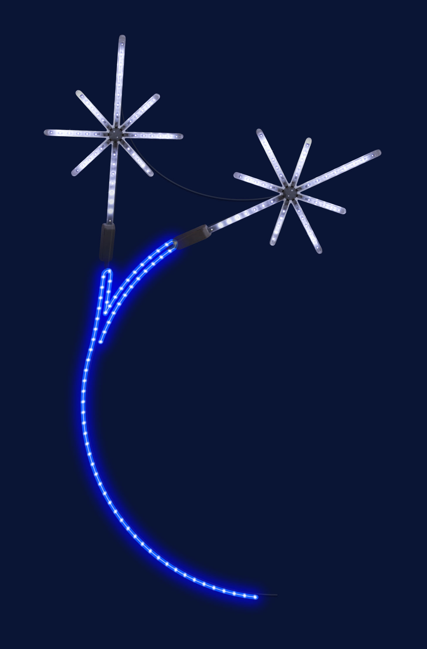 Chromex - Décor 2DG Bouquet Glacé BE L:1m H:1,6m