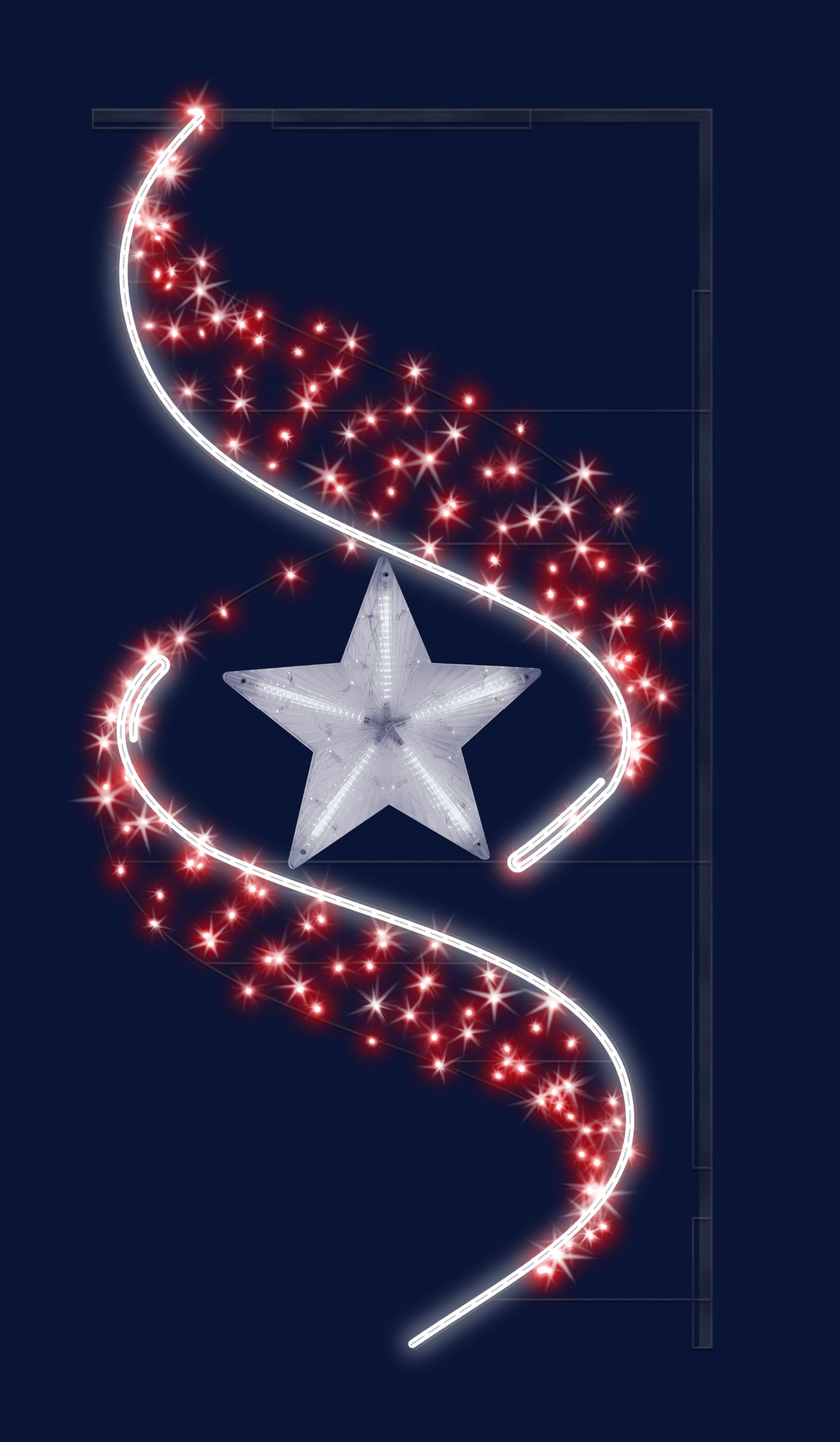 Chromex - Décor 2DTC Virevolte RG L:1m H:2m