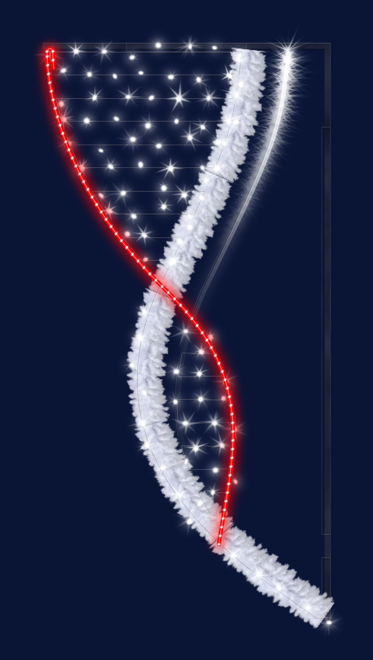 Chromex - Décor 2DTC Elfie RG L:1m H:2m