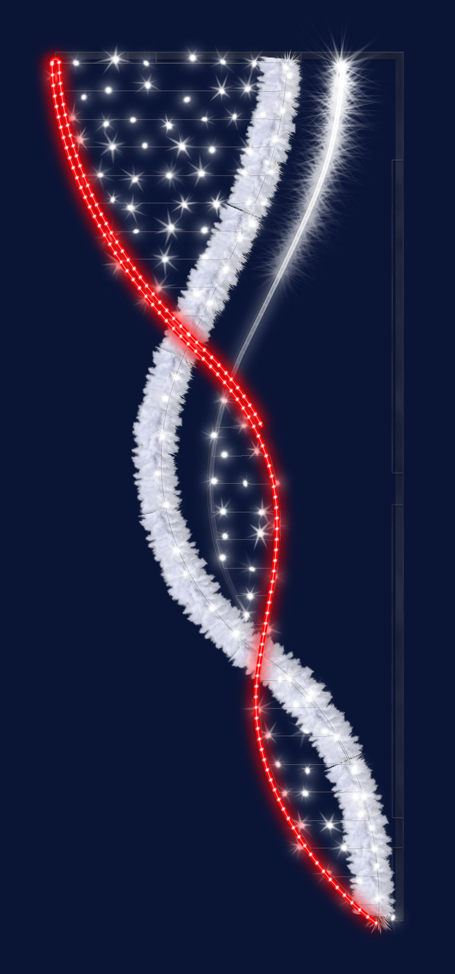 Chromex - Décor 2DTC Elfie RG L:1m H:2,5m