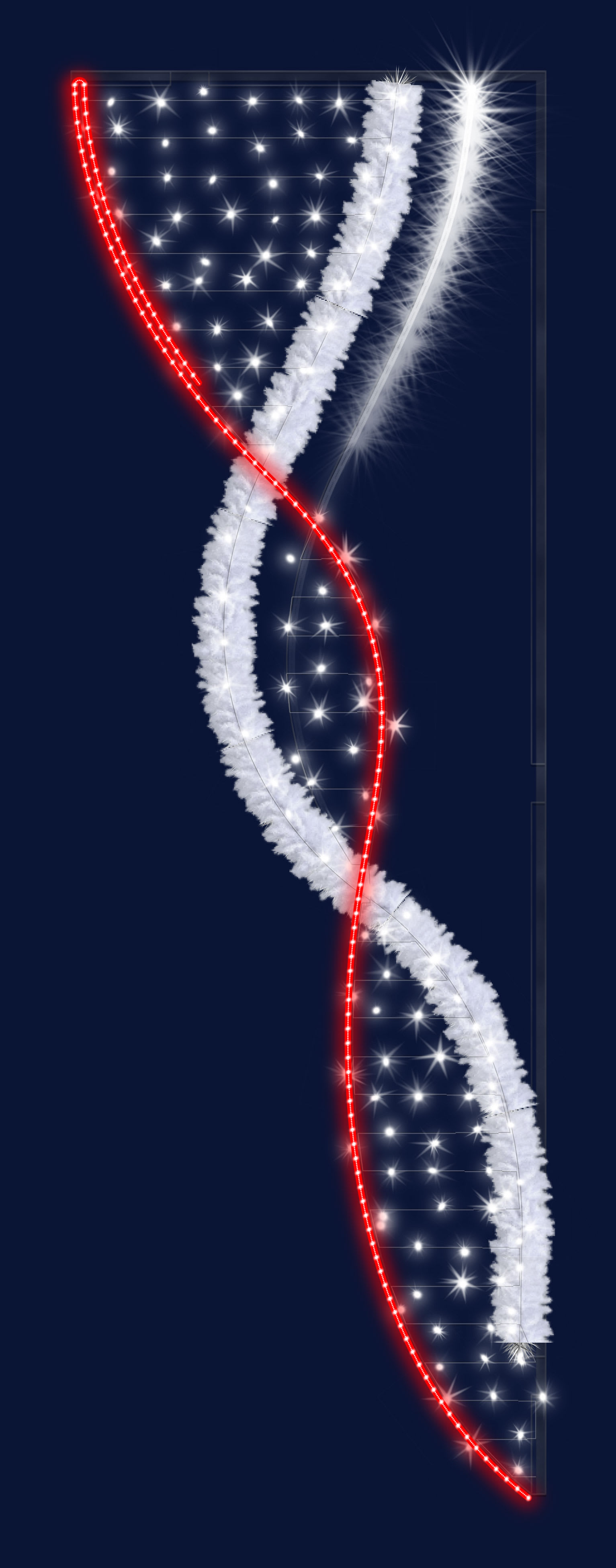 Chromex - Décor 2DTC Elfie RG L:1m H:3m