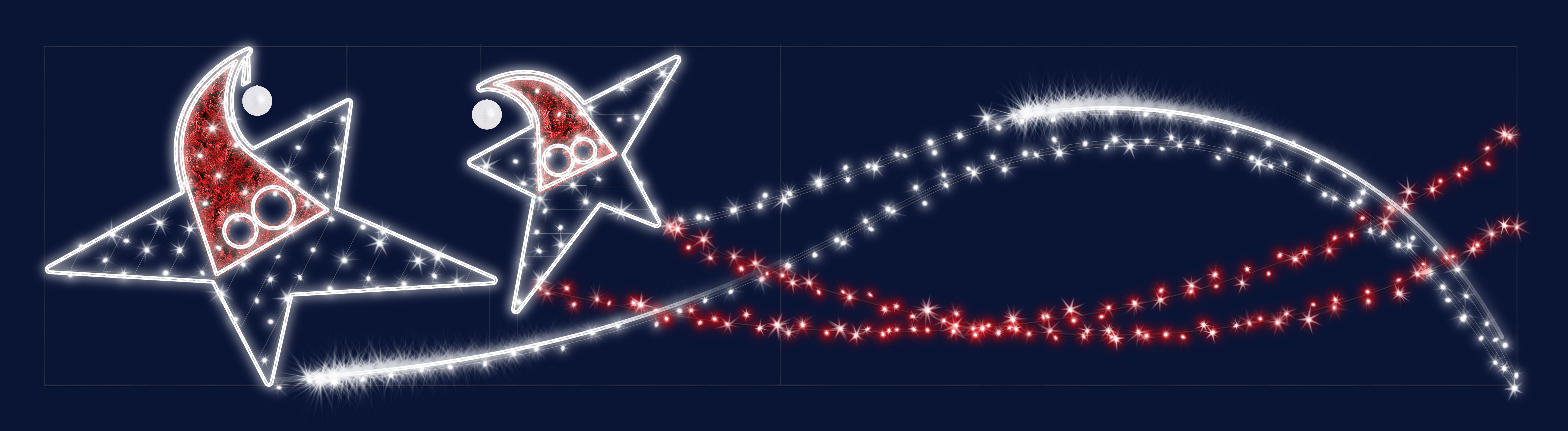 Chromex - Décor 2DT Starsky RG L:5m H:1,15m P:0,1m