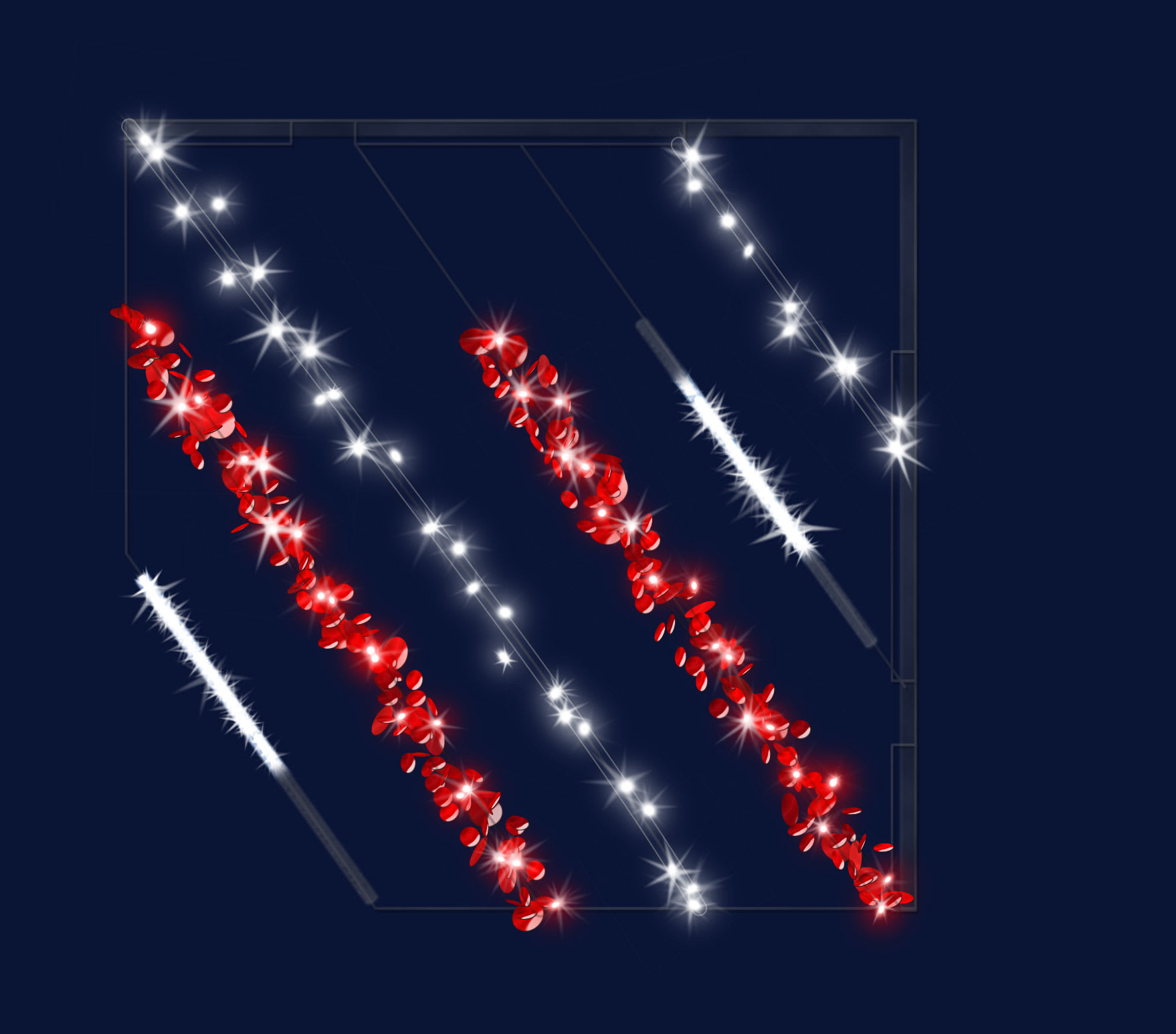 Chromex - Décor 2DTC Féerique RG L:1m H:1m