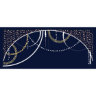 Chromex - Décor 2DT Arche Collier OR L:5m H:2m