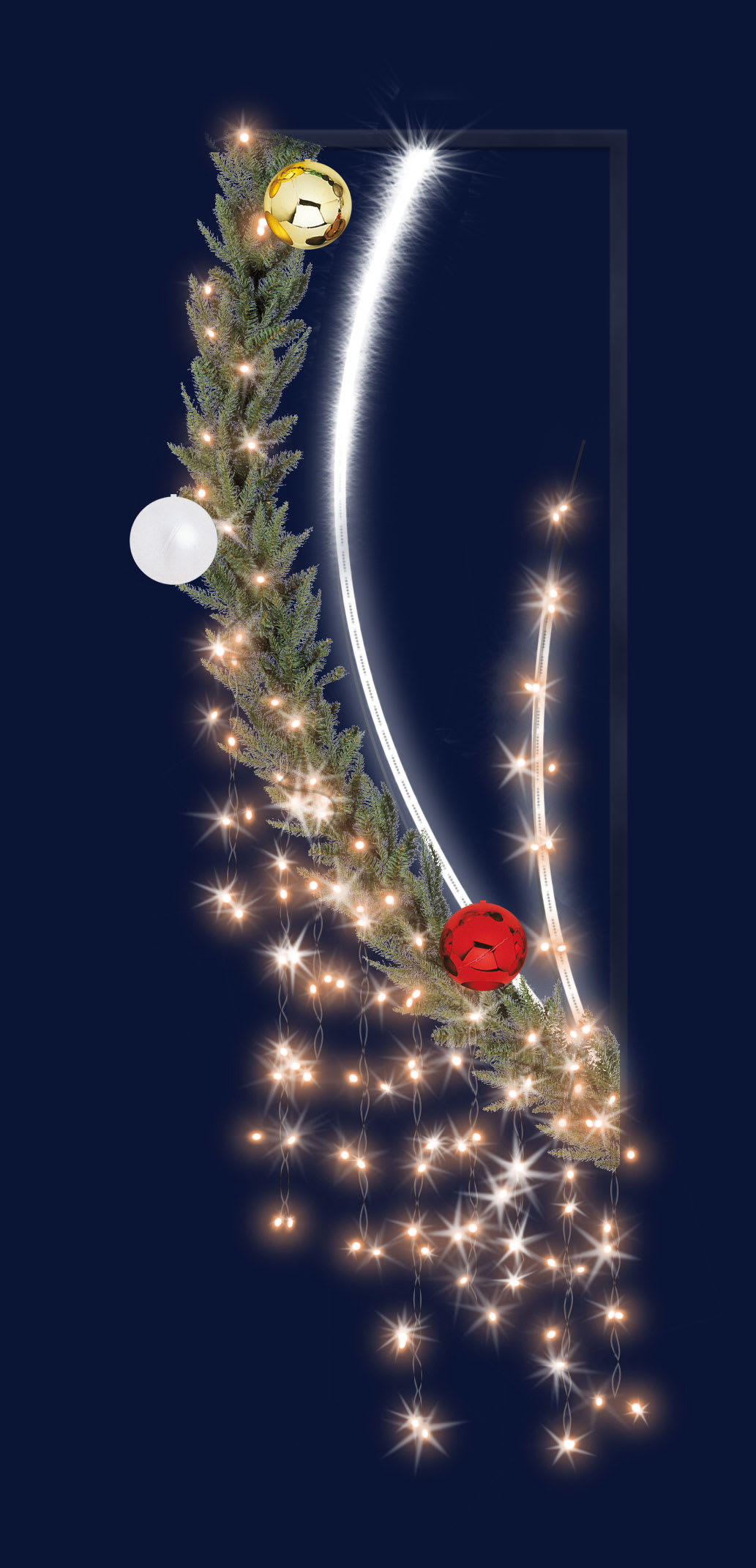 Chromex - Décor 2DC Boréal VE L:0,45m H:1,5m