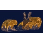 Chromex - Décor 3DAP Traineau bohème OR L:4,14m H:1,85m P:1,45m