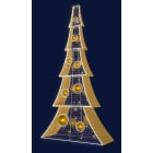 Chromex - Décor 3DAP Sapin Pétillant OR L:2,5m H:5m P:0,9m