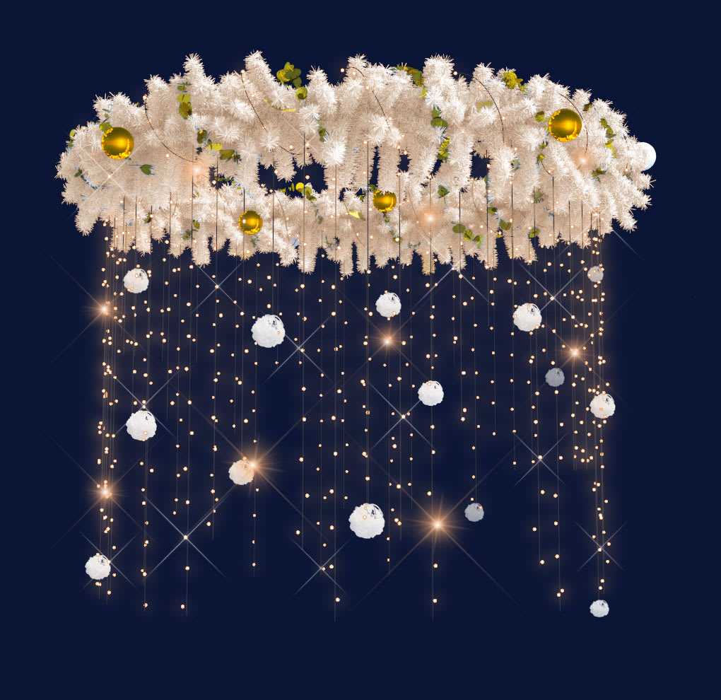 Chromex - Décor 3DS Couronne songe OR L:2m H:1,8m P:2m