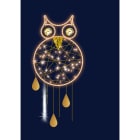 Chromex - Décor 2DS Dream hibou OR H1,4 L0,6M