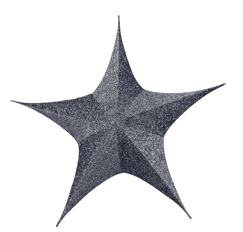 Chromex - Etoile brillante D:80cm argent Pliante extérieure