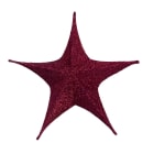 Chromex - Etoile brillante D:80cm rouge Pliante extérieure