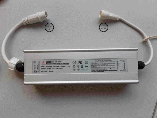 Chromex - Rac élec Transfo. Connec 2P L: 230VAC/36VDC Int/Ext Cb Bl