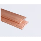 Gindre - BARRE CUIVRE PERFOREE 80X10 LG 1750 MM