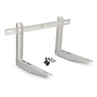 Eid - Support pré-monté mural acier prof. 460mm, BT, niveau, rondelles, ch. max 2*70kg