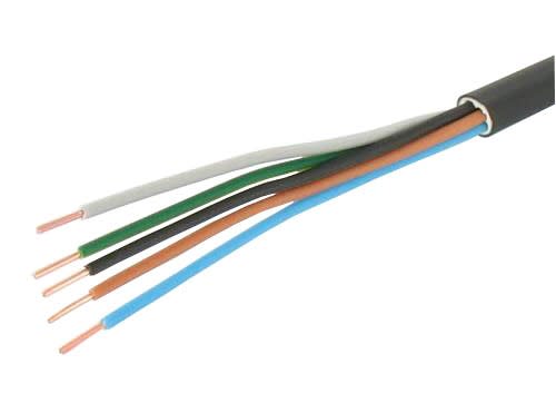Eid - Câble rigide RO2V 5 x 1,5mm2 VJ