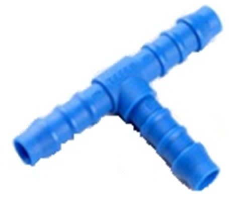 Eid - Raccord té cannelé pour tube clair 9-12mm