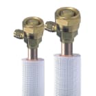 Eid - Liaison tirée au vide tous fluides PE blanc 1/4-3/8 6m avec 4 raccords PA