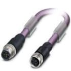 Phoenix Contact - Câble capt./act., 2 pôles, PROFIBUS, M12 mâle droit, M12 femelle droit, B, 25 m