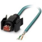 Phoenix Contact - Cordon Ethernet RJ45 V6->Libre Cat 5, cable PUR SF/TQ AWG26 - Bleu - 5m