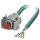 Phoenix Contact - Cordon Ethernet Indus RJ45 V6->Libre Cat 5, cable PUR SF/UTP AWG26 - Bleu - 5m