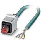 Phoenix Contact - Cordon Ethernet Indus RJ45 V14 Droit->Libre Cat 5 cble PUR SF/UTP AWG26 Bleu 5m