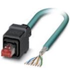 Phoenix Contact - Cordon Ethernet Indus RJ45 V14 Droit->Libre Cat 5 cble PUR SF/UTP AWG26 Bleu 5m