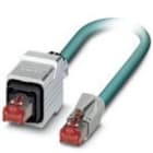 Phoenix Contact - Cordon Ethernet Indus RJ45 V14 Droit->RJ45 Cat 5 cble PUR SF/UTP AWG26 Bleu 5m