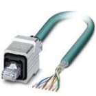 Phoenix Contact - Cordon Ethernet Indus RJ45 V14->Libre Cat 5, cable PUR SF/UTP AWG26 - Bleu - 2m