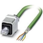 Phoenix Contact - Cordon Profinet IP67 pushpull V14>Libre Cat 5 cable PVC SF/TQ AWG22 Vert 5m
