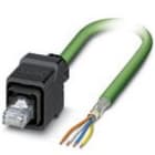 Phoenix Contact - Cordon Profinet IP67 pushpull V14>Libre Cat 5 cable PVC SF/TQ AWG22 Vert 5m