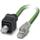 Phoenix Contact - Cordon Profinet RJ45 Male-RJ45V14 Cat 5, cable PUR SF/TQ AWG22 - Vert - 2m