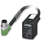 Phoenix Contact - Câble capt./act., 3 pôles, PUR, M12 mâle coudé, EV, Type BI, 7,5 m