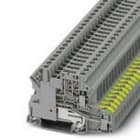 Phoenix Contact - UT 4-PE/TG - Bloc de jonction double étage - raccordement terre - fonction