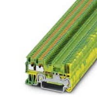 Phoenix Contact - PT 1,5/S-TWIN/1P-PE - Bloc de jonction COMBI avec raccordement terre