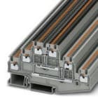 Phoenix Contact - PT 1,5/S-3PV - PT 1,5/S-3PV - Bloc de jonction triple étage ponté verticalement