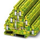 Phoenix Contact - UT 2,5-3PE - UT 2,5-3PE - Bloc de jonction triple étage avec raccordement terre