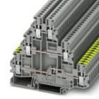 Phoenix Contact - UT 2,5-PE/L/L - Bloc de jonction triple étage avec raccordement terre