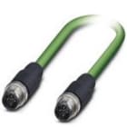 Phoenix Contact - Câble Bus, 4 pôles, Profinet, M12 mâle droit, M12 mâle droit, D, 3 m