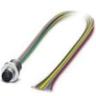 Phoenix Contact - SACC-E-M8MS-8CON-M10/0,5 - Embases paroi avant - SACC-E-M8MS-8CON-M10/0,5