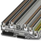 Phoenix Contact - PTB 2,5-PE/L/L - Bloc de jonction triple étage avec raccordement terre