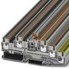 Phoenix Contact - Bloc de jonction triple étage - raccordement terre - sectionnement